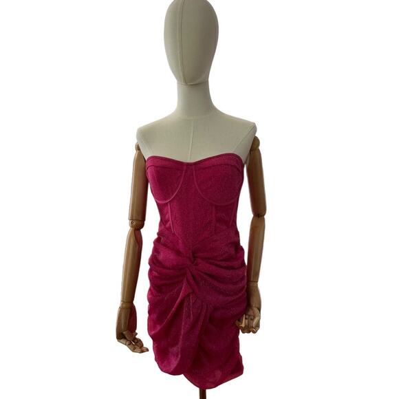 NWT Pretty Little Thing strapless dress bundle of three size large - Picture 5 of 12